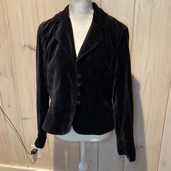 LOFT Jackets & Blazers - Black velour Ann Taylor loft jacket